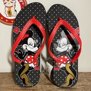 Disney Parks Minnie Mouse Flip Flops